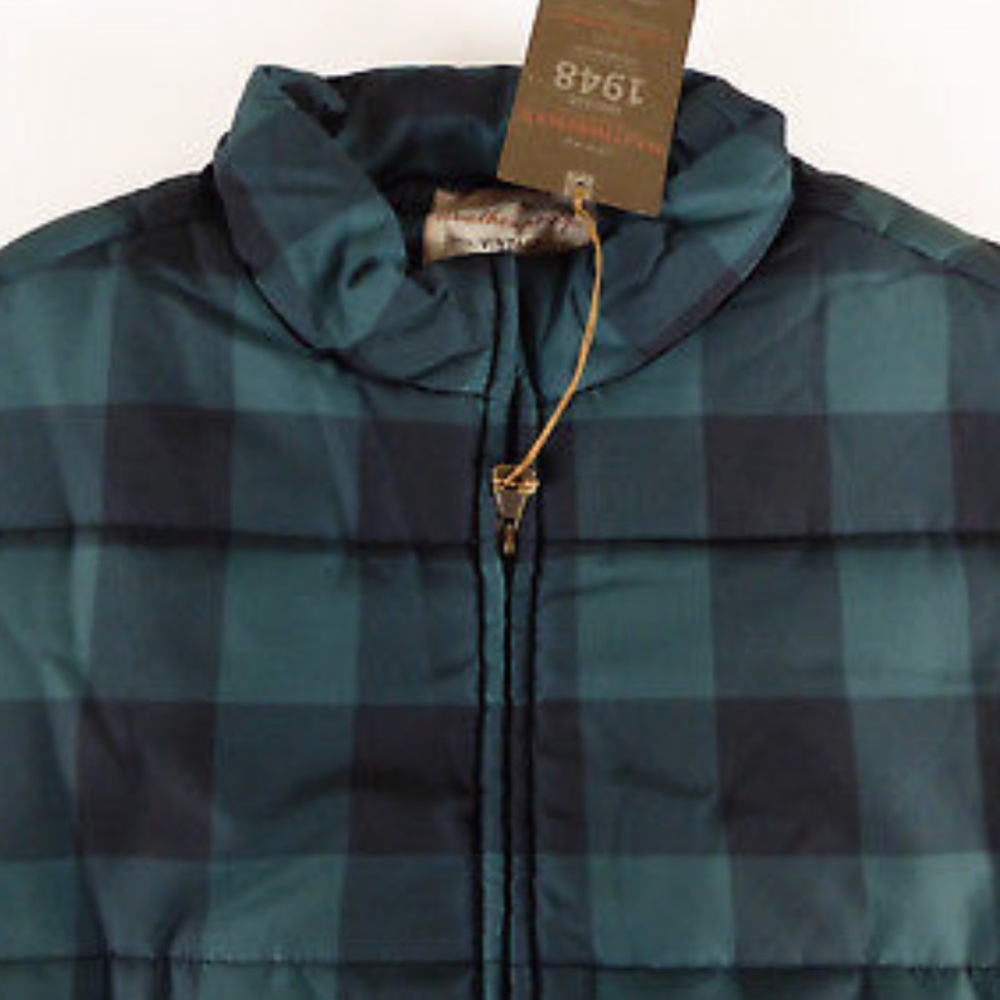 Weatherproof Vintage Buffalo Plaid Puffer Vest NWT